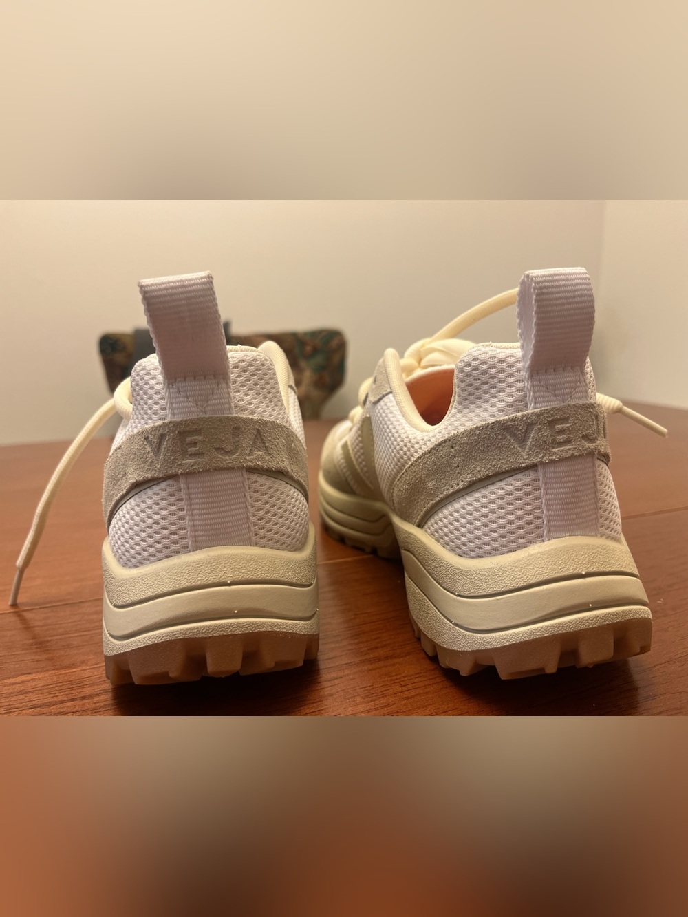 Veja White and Gum-Trim Chunky Sneakers - Picture 5 of 9
